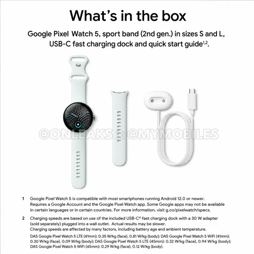 Geeknetic Leaked the entire Pixel Watch 5: Features and prices for the new Google Watch 4