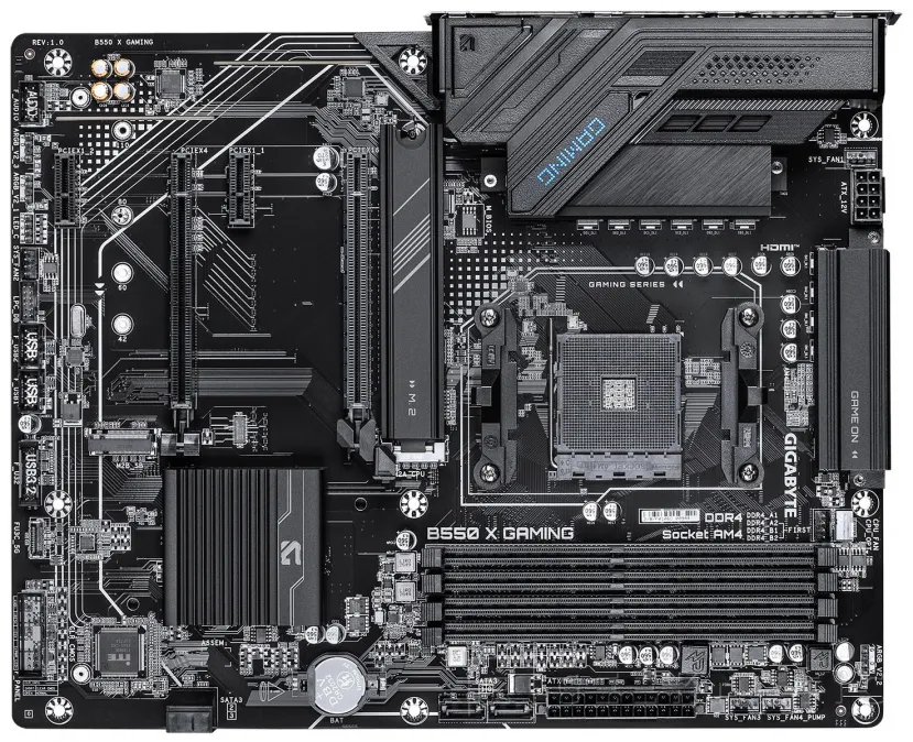 Geeknetic GIGABYTE sets the price of the B550 X Gaming below $150 and details its complete equipment 2