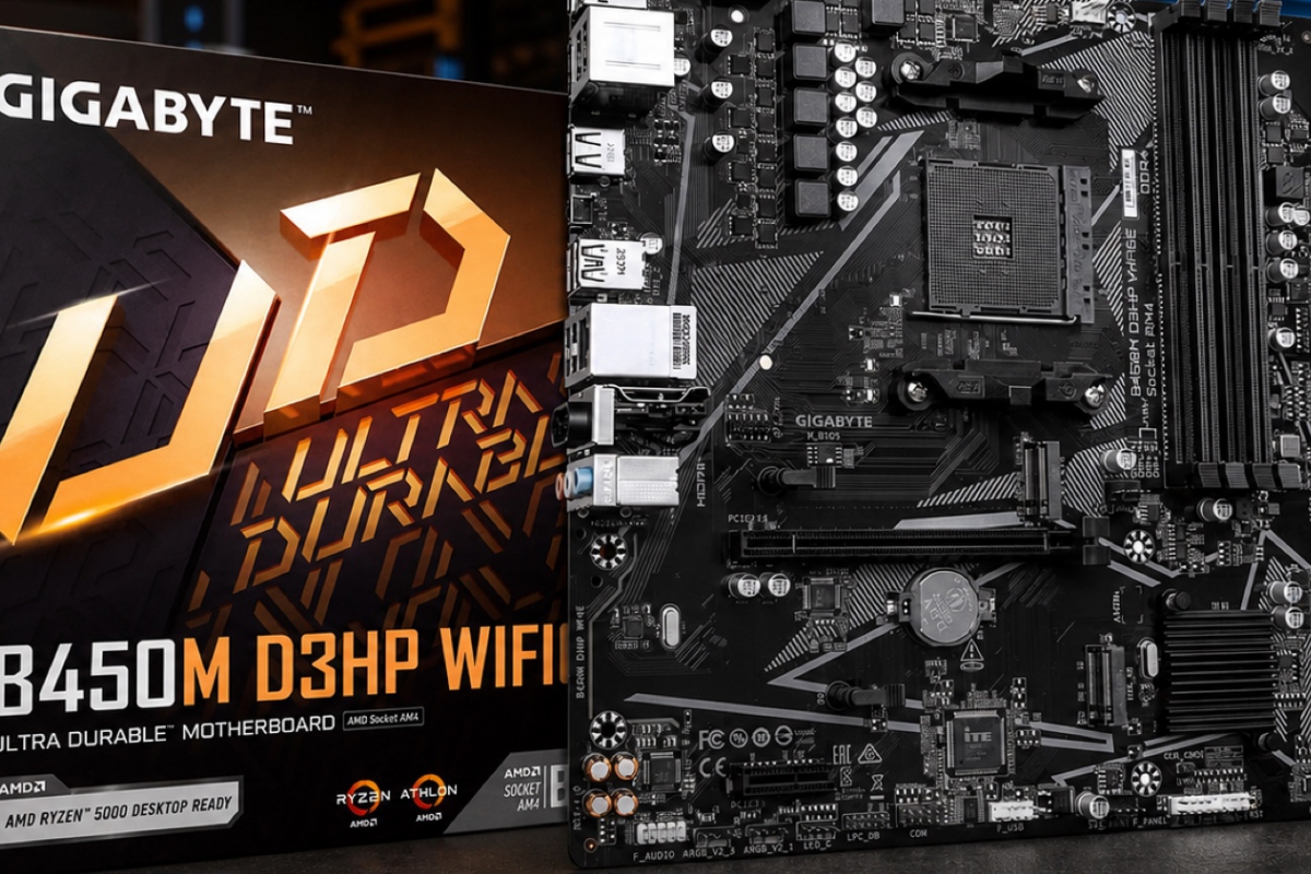 Gigabyte launches two new B450 boards for AM4 with Q-Flash Plus and up to 128 GB of DDR4