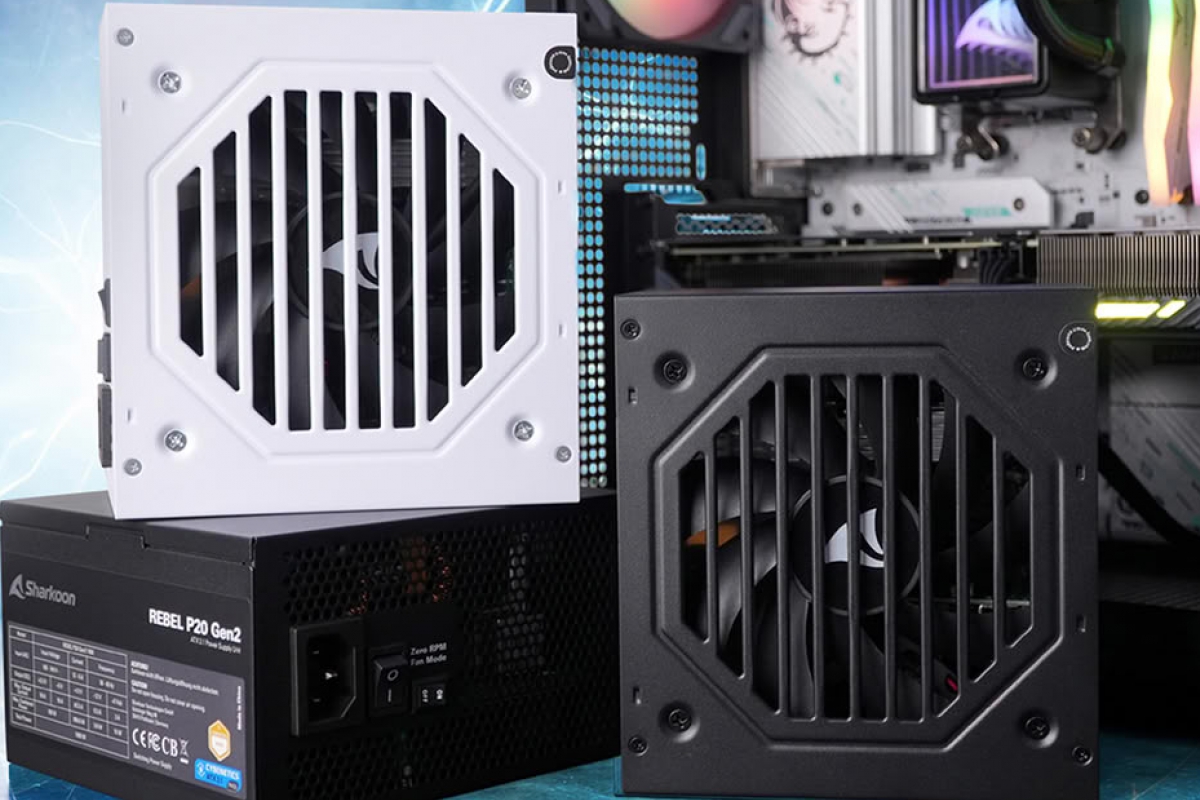 Sharkoon certifies the Rebel P20 Gen 2 with Cybenetics Gold and a native 12V-2x6 connector for the most demanding GPUs