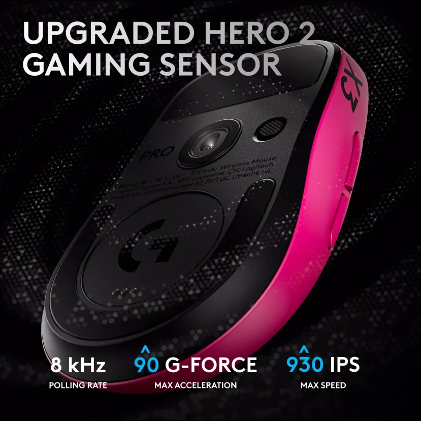 Geeknetic Leaked the new Logitech G Pro X3 Superstrike: 61 grams, replaceable battery and 48,000 DPI Hero 2 sensor 4
