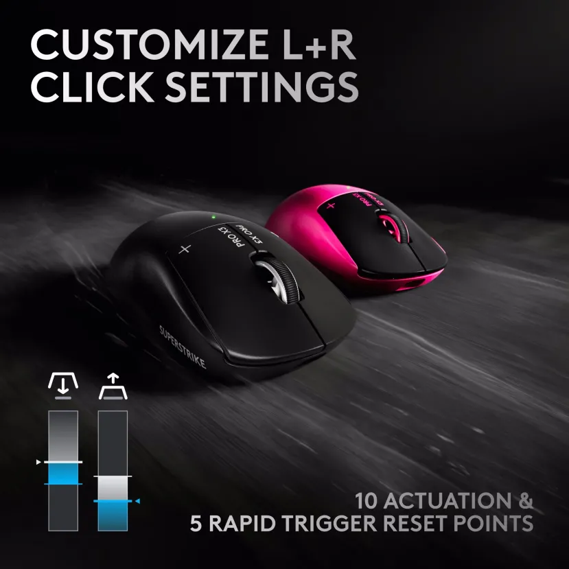 Geeknetic Leaked the new Logitech G Pro X3 Superstrike: 61 grams, replaceable battery and 48,000 DPI Hero 2 sensor 5