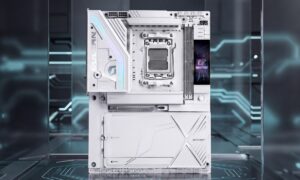 Colorful launches a white X870E board with screen, USB4 and five M.2 slots