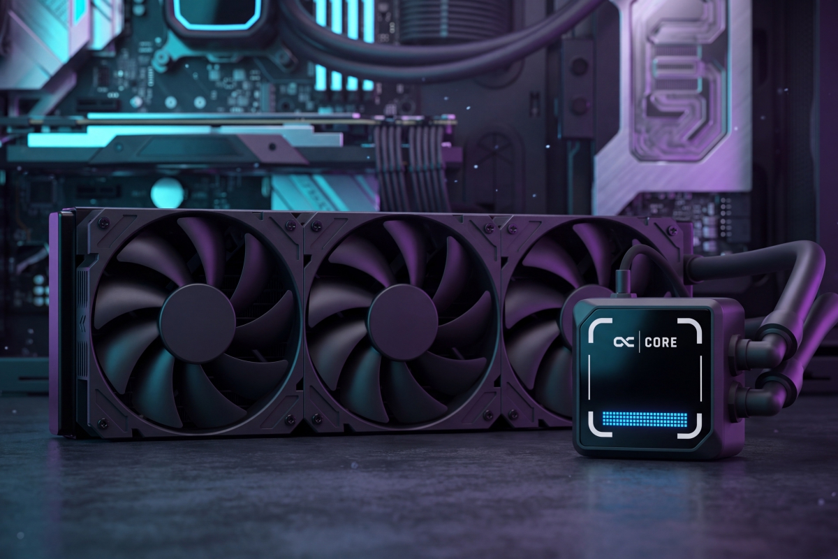Alphacool Core 2 LT: 25mm copper radiator and 3,800 RPM PWM pump