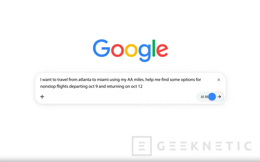 Geeknetic Google integrates flights and hotels into its search with AI to facilitate travel and help you with reservations and tickets 2