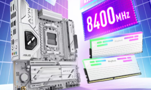 ASUS achieves speeds of 8,400 MT/s with DDR5 memory with CXMT chips on a ROG B850M motherboard