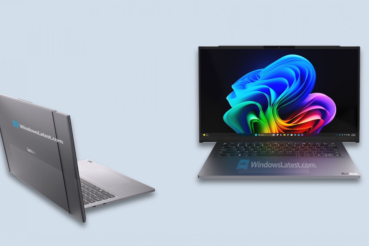 Lenovo prepares the ThinkBook Swan, a laptop capable of stretching its screen horizontally automatically