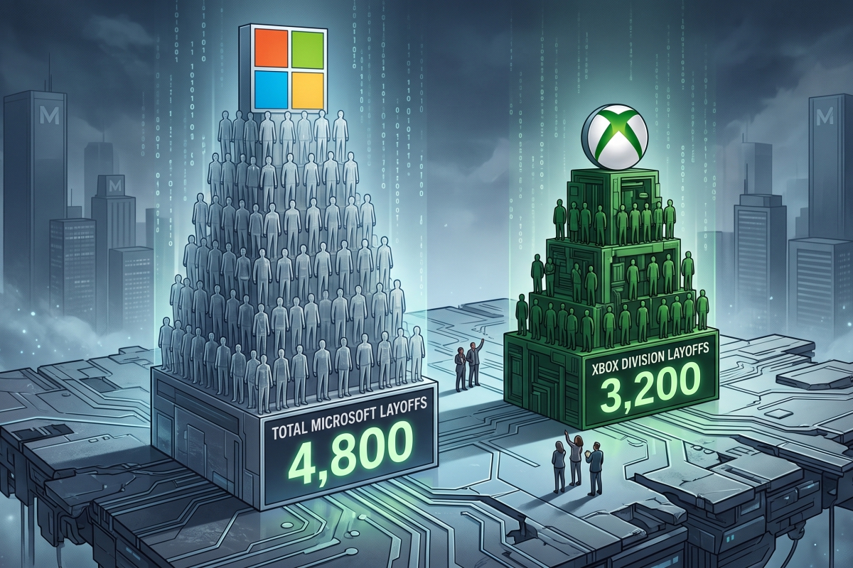 Microsoft expands layoffs to 4,800 workers, with Xbox as the most affected division