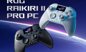 The new ASUS ROG Raikiri II Pro Gamepad features 8,000 Hz polling rate and on-the-fly swappable TMR joystick