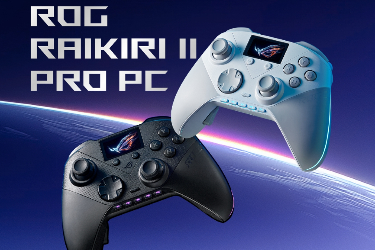 The new ASUS ROG Raikiri II Pro Gamepad features 8,000 Hz polling rate and on-the-fly swappable TMR joystick