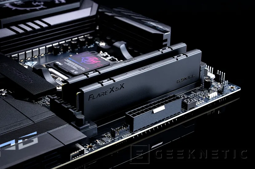Geeknetic G.Skill presents its new DDR5 AMD EXPO-ULL Flare X5X memories with 6,000 MT/s and CL36 latency 3