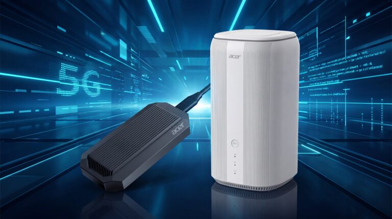 Acer presents a 5G router for 128 devices and a USB-C modem up to 3.27 Gbps
