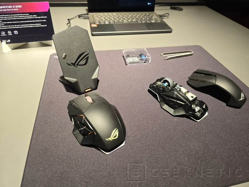 Geeknetic ASUS ROG launches the Gladius IV ACE with 8K and 65,000 DPI and recovers the SPATHA X 65K with 12 programmable buttons 6
