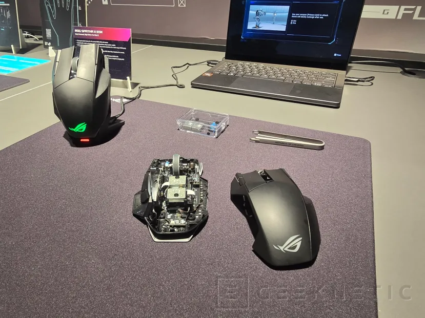 Geeknetic ASUS ROG launches the Gladius IV ACE with 8K and 65,000 DPI and recovers the SPATHA X 65K with 12 programmable buttons 7