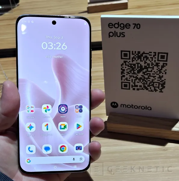 Geeknetic Motorola presents the Edge 70 Plus at IFA 2026: 200 MP camera, 6,500 mAh battery and 144 Hz screen 3