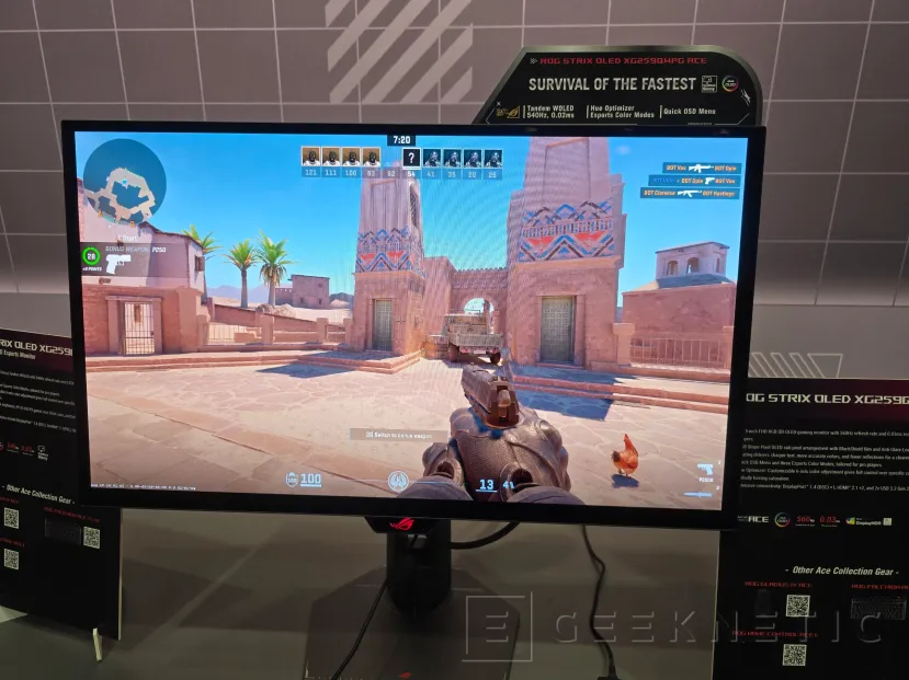 Geeknetic ASUS ROG Swift OLED PG259QWS Ace: 720 Hz to be crowned the world's fastest OLED monitor 4