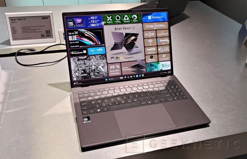Geeknetic Acer is committed to repairability and sustainability with the new fourth-generation Vero 16 2