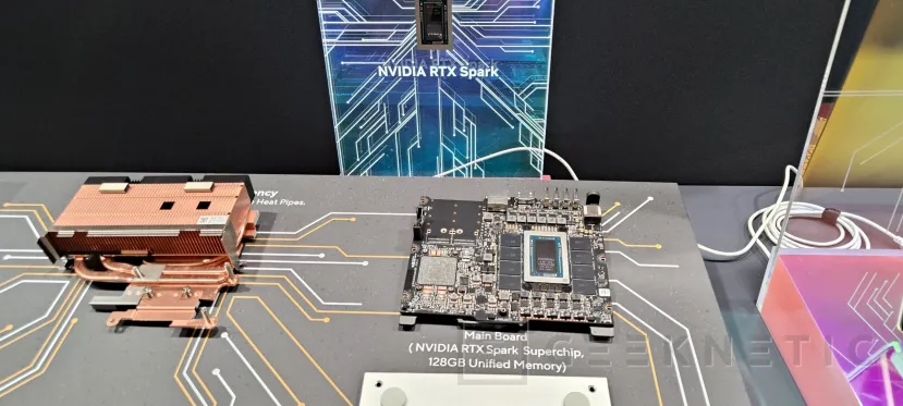 Geeknetic This is the ASUS ProArt GR1X, a mini PC with NVIDIA RTX Spark N1X chip, 128 GB of memory and 140 W TDP 2