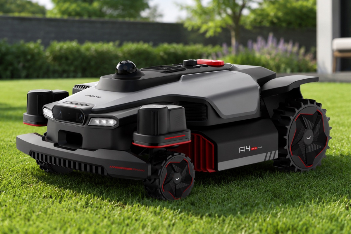 The Dreame A4 AWD Pro tackles 90% slopes and cuts 0cm from the edge
