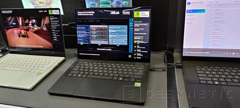 Geeknetic We have seen the ASUS ProArt P14 and P16 with RTX Spark at 80 W at IFA 2026 4