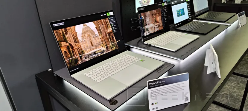 Geeknetic We have seen the ASUS ProArt P14 and P16 with RTX Spark at 80 W at IFA 2026 2