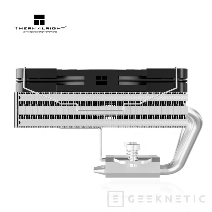 Geeknetic The new Thermalright AXP120-X77 and X77 BLACK are low profile heatsinks of only 77 mm with 6 heatpipes 2