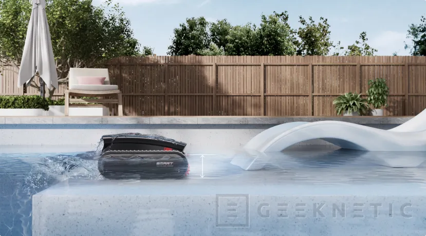 Geeknetic RockAqua P1, the new Roborock pool robot that cleans the bottom, walls and even the water line 2