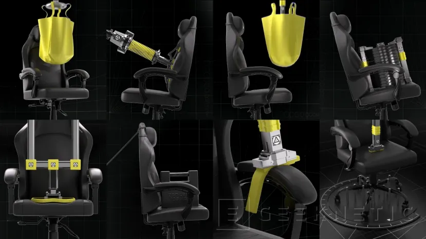 Geeknetic The new Corsair TC80 gaming chair has passed 30 durability tests, now available for 179.90 euros 2