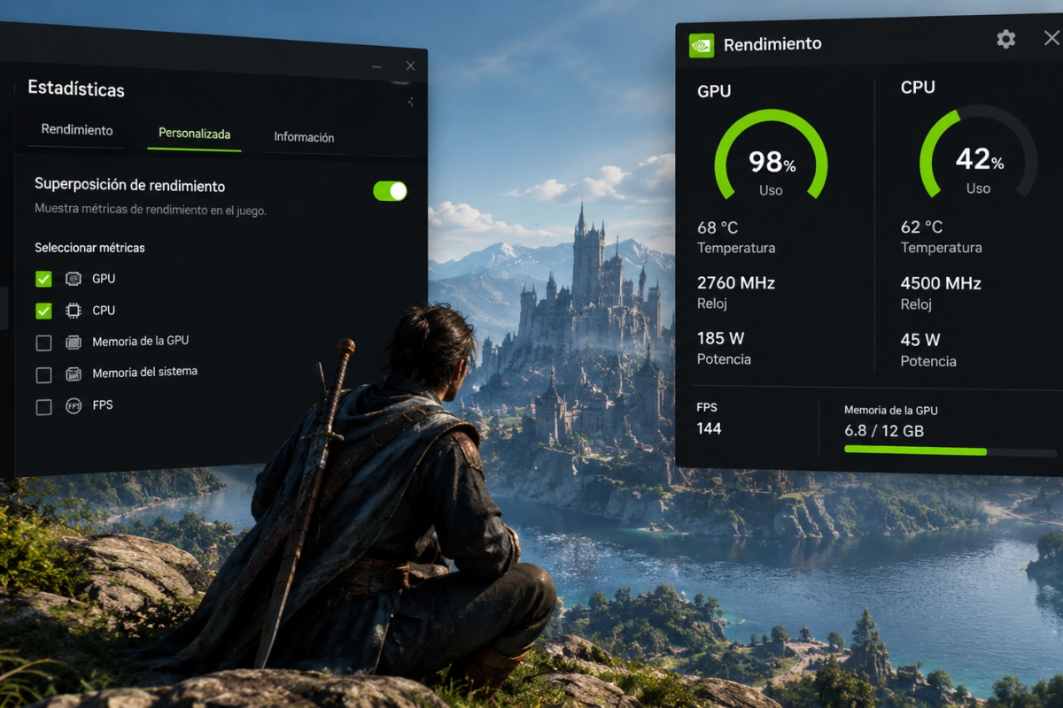 NVIDIA adds CPU information to performance metrics overlay