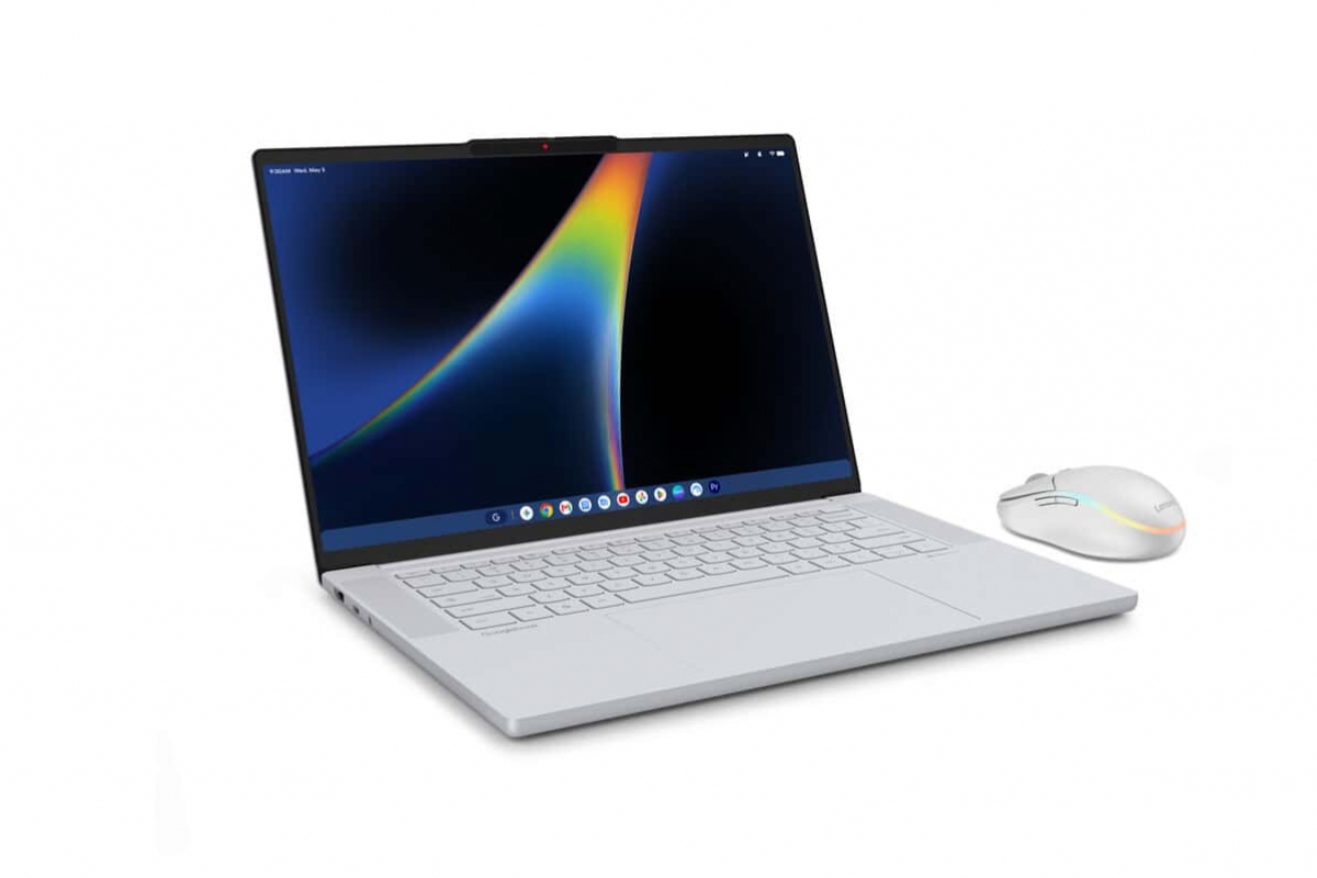 The Lenovo Googlebook 15 is revealed with its 120 Hz OLED screen, the Core Ultra 5 and 1.29 kg of weight