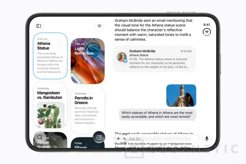 Geeknetic Apple presents the iPhone Duo, its first foldable with a 7.6-inch interior screen 5