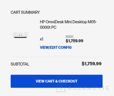 Geeknetic This new HP OmniDesk is a mini PC with Intel Wildcat Lake chips that starts at $799 with 8 GB of RAM 3