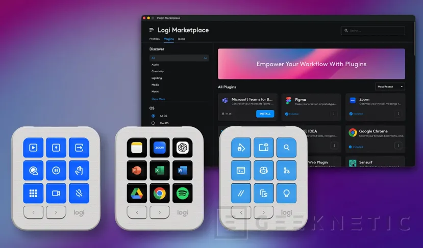 Geeknetic Logitech MX Keypad is the new control center for developers with integration into GitHub Copilot, Claude Code and OpenAI Codex 2