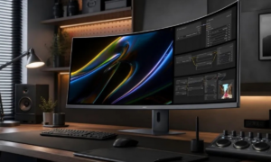 HKC presents its new 43.8-inch Tianqi monitor with 24:9 format, MiniLED and 180 Hz