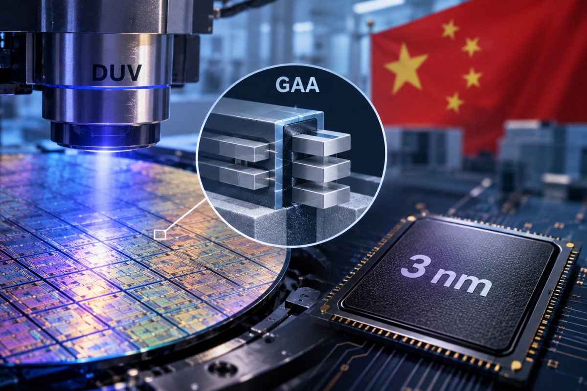 China develops GAA transistors with DUV and aims for 3nm equivalent performance