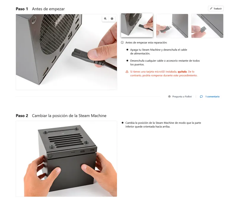 Geeknetic iFixit has published 18 guides to disassemble and repair your Steam Machine at home 3