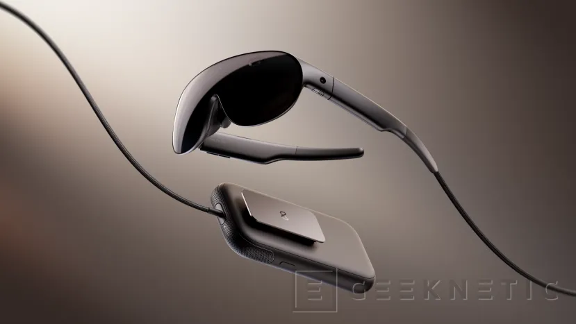Geeknetic Meta presents the VR Glasses, weighing only 100 grams and looking like sunglasses, they include micro-OLED screens at 120 Hz 3