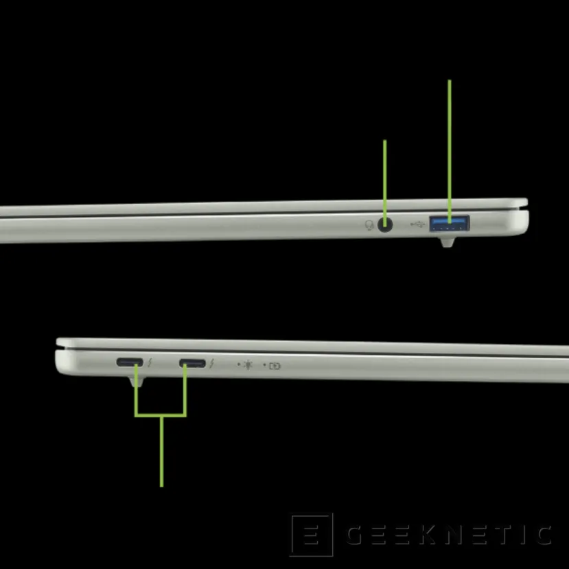 Geeknetic The Acer Swift Air 14 is now available in Spain: Intel Core Series 3, 1.19 kilos in weight and up to 19 hours of battery life from 899 euros 4