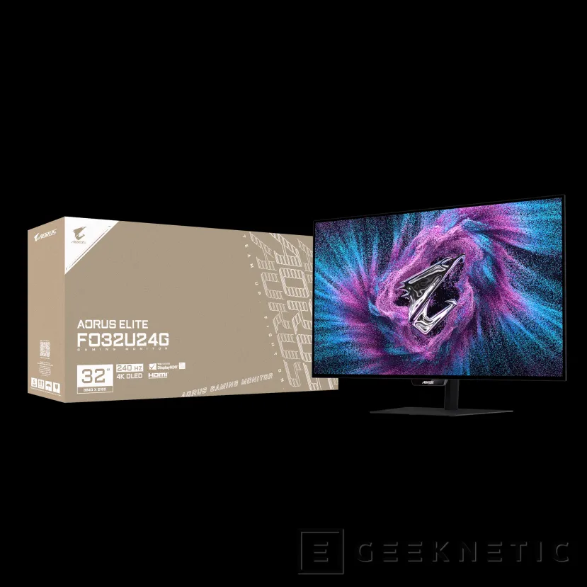 Geeknetic Up to 240 Hz, Tandem WOLED panel and 4K resolution on the new AORUS Elite FO32U24G monitor from GIGABYTE 4