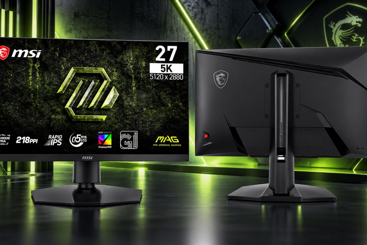 The MSI MAG 271KPD7 combines 5K at 75 Hz and WQHD at 300 Hz in a 27-inch IPS panel