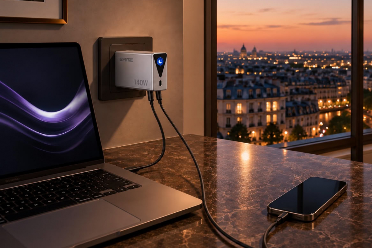 Colorful's first GaN charger has four ports and measures consumption