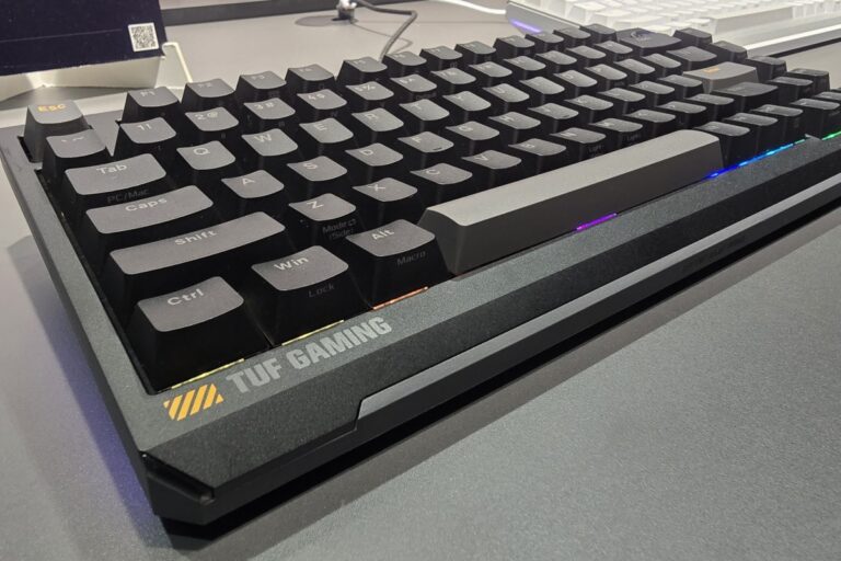ASUS presents the TUF GAMING K4 MAGNETIC, a gaming keyboard with 8,000 Hz and adjustable actuation distance
