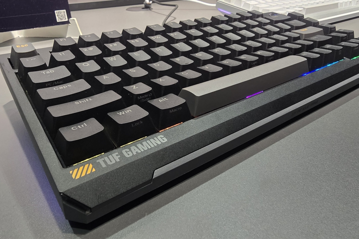 ASUS presents the TUF GAMING K4 MAGNETIC, a gaming keyboard with 8,000 Hz and adjustable actuation distance
