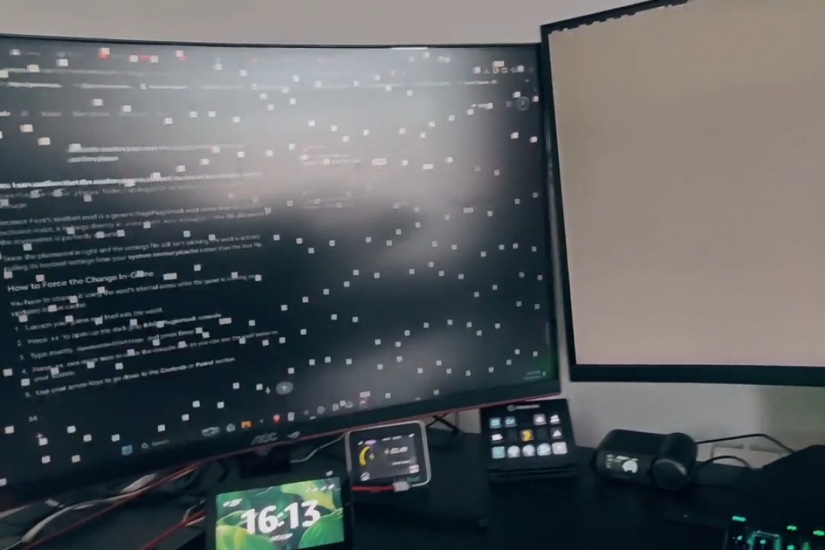 An NVIDIA RTX 5080 stops working after testing a version of GTA V modified with DLSS 5