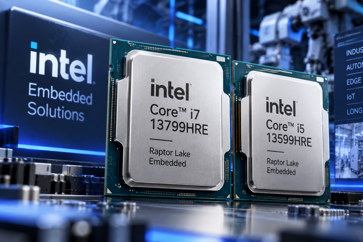 Intel prepares the Core i7-13799HRE and Core i5-13599HRE, two new Raptor Lake for embedded systems