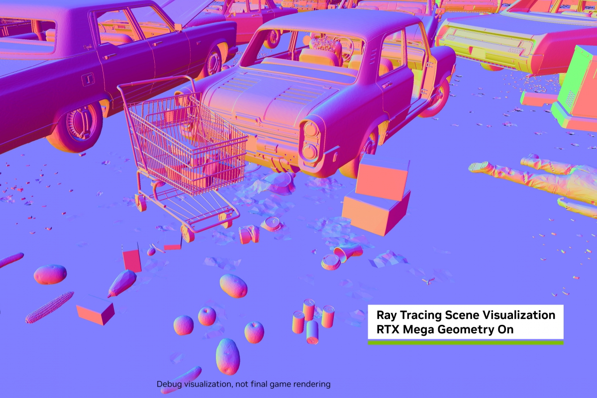 NVIDIA RTX Mega Geometry updates to version 2.0 to improve ray-traced rendering