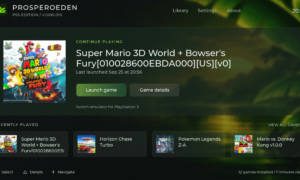 ProsperoEden is the Nintendo Switch emulator for PS5 in Alpha version, capable of running CupHead at 60 FPS
