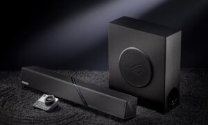 The ASUS ROG Gjallar sound bar arrives in Europe with Dolby Atmos 2.1.2 and HDMI 2.1 for 599.90 euros