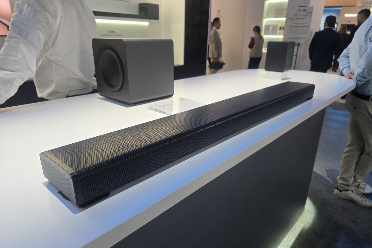 The new TCL Q95K sound bar has an 11.1.4 configuration and up to 1420 W of power