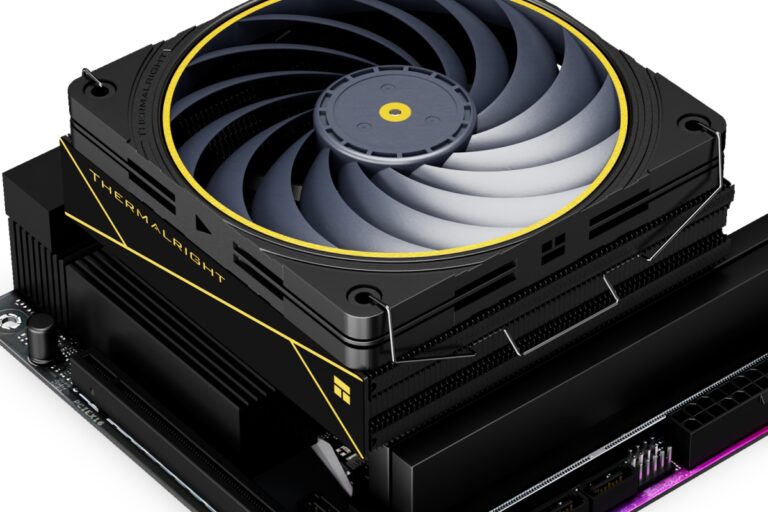 The new Thermalright AXP120-X77 and X77 BLACK are low profile heatsinks of only 77 mm with 6 heatpipes